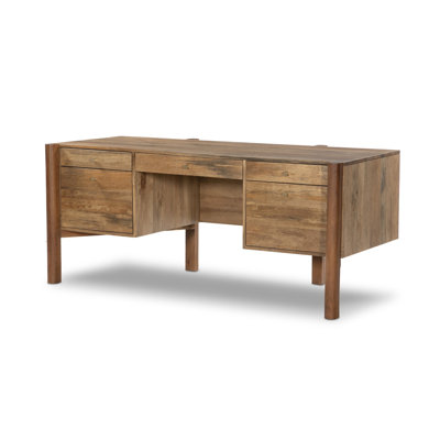 Reza Solid Wood Writing Desk