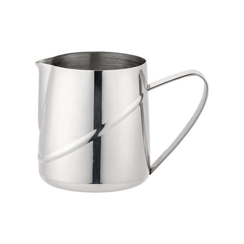 Café Olé ABM-013 Arabica Plain Milk Jug 18/10 Stainless Steel Mirror Polished Perfect For Tea Service