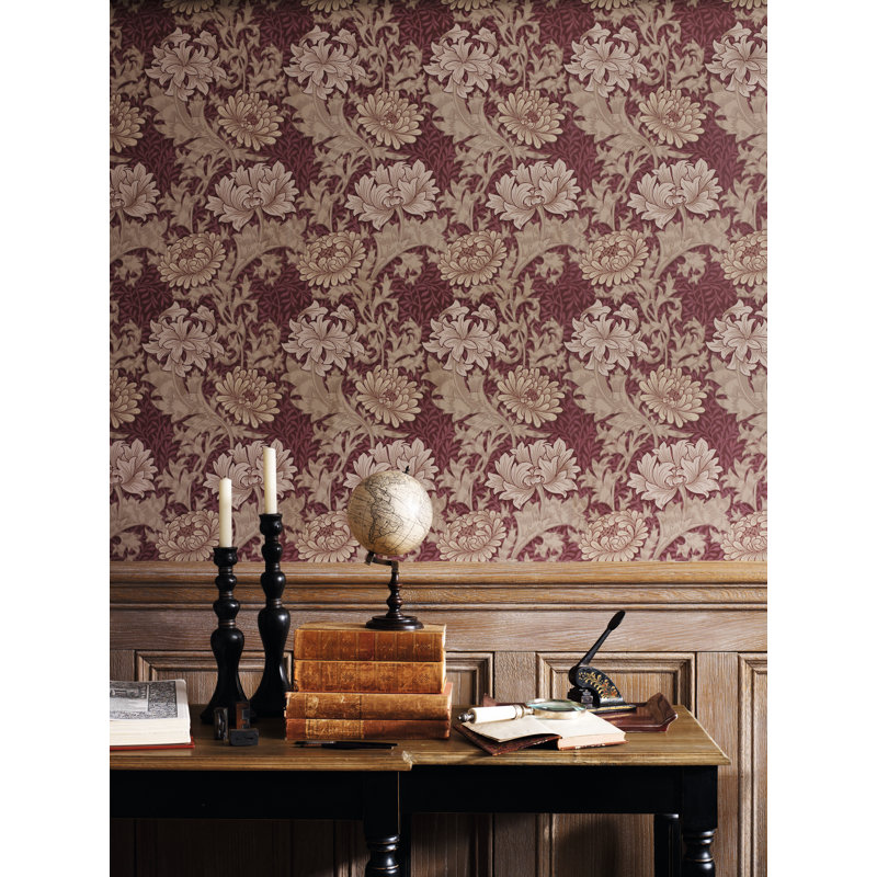 Chrysanthemum Wallpaper, Chalk