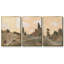 Hillside Walking Path IV, ensemble de 3 toiles encadrées sur toile-97792792-97792793