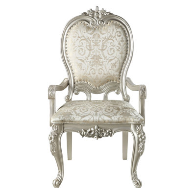Chaise avec accoudoirs en tissu Bemment (ensemble de 2)