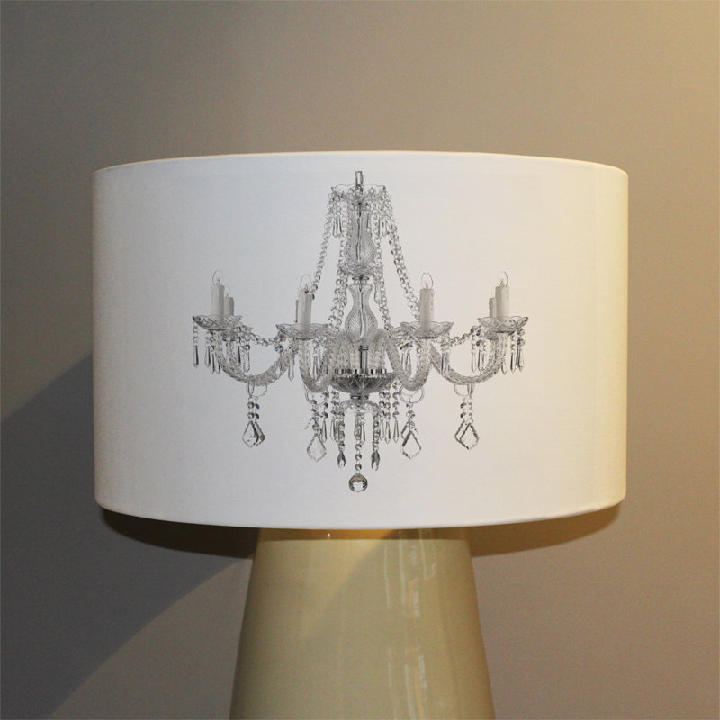 Cotton Drum Lamp Shade ( Uno ), 25cm H x 40cm W x 40cm D