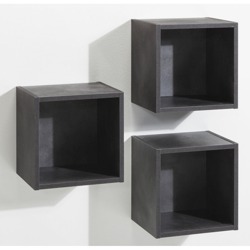 Vittoria 3 Piece Square Accent Shelf
