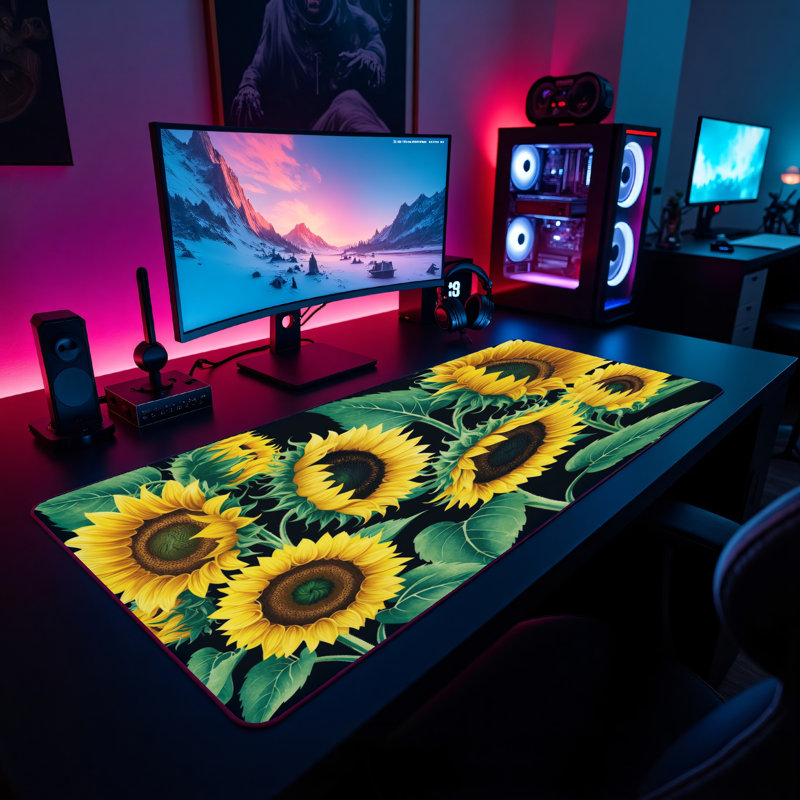 Polyester Desk Pad, 23.6x13.8
