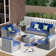 7 - Person Patio Conversation Sets with Cushions