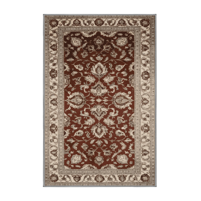 Tapis gris français lavable à la machine, Rectangulaire 8 pi x 12 pi