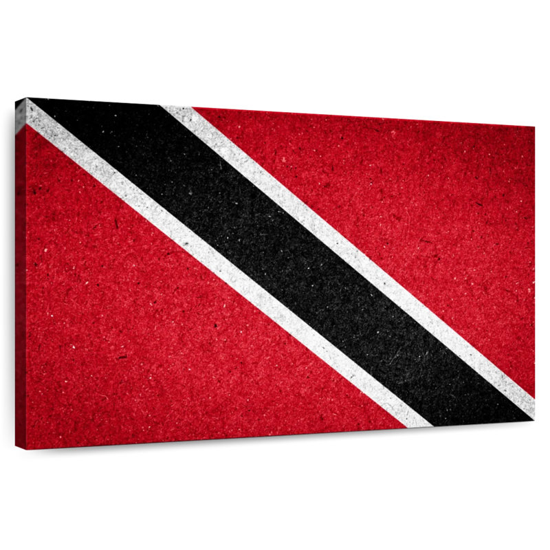 Borges, Trinité-et-Tobago, drapeau national, H 26 po x l 39 po