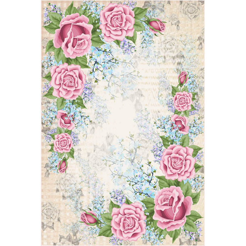 Tapis de couloir luxueux, tissu 100% velours, 39,4 po x 78,7 po | Semelle antidérapante en coton, d'une hauteur de poils de 0,4 po | Antibactérien, lavable à la machine, impression numérique 3D | Parfait pour la décoration intérieure et le confort