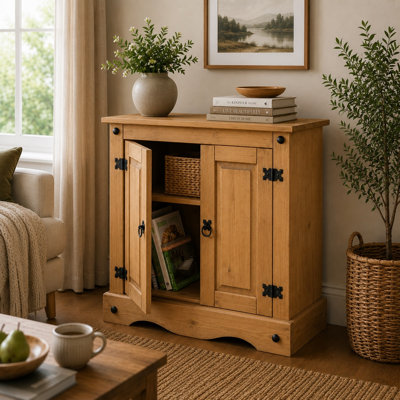 75 cm W Solid Wood Sideboard