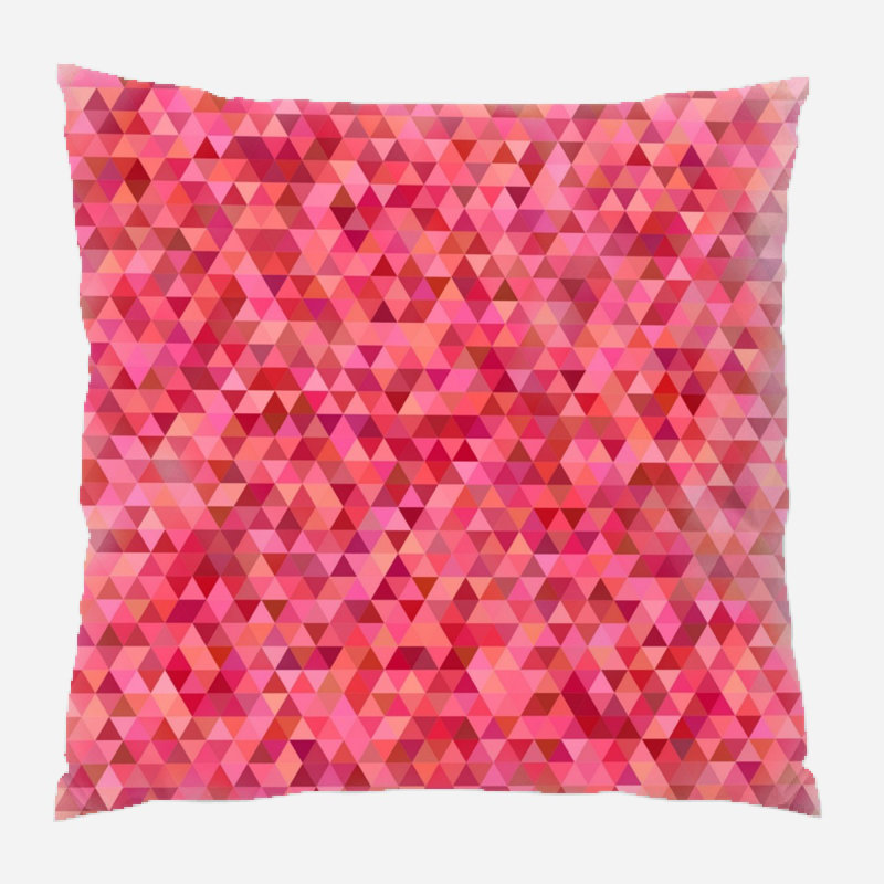 Coussin décoratif triangulaire