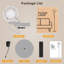 173.5cm LED Arched Floor Lamp