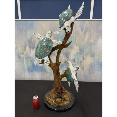 Branches de la sérénité, sculpture en bronze coulé