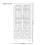 Vitrine en bois massif moderne et simple
