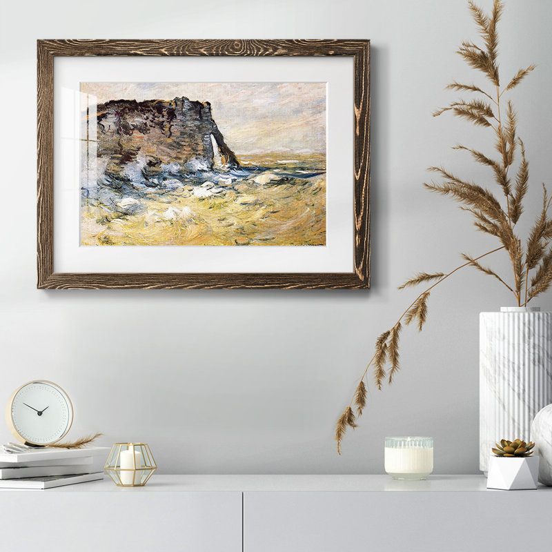 " Port D`Aval, 1926 ", 22" H x 32" W, Walnut