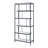Kyneshia 84''H 5-Shelf Metal Bookcase