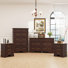 4 Piece Bedroom Set-7 Drawer Dresser, 6 Drawer Tall Chest And 2 Nightstands