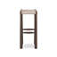 Savio Outdoor Stool-Dark Textured Woven-Counter-1073696836-1073696837