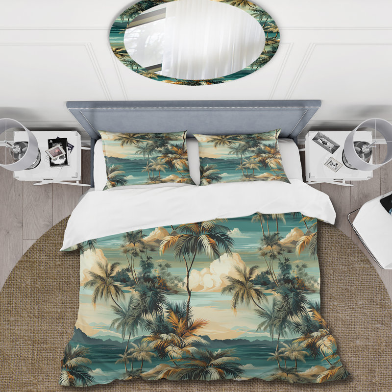Ensemble de housse de couette Abinadi, Housse de couette pour très grand lit et 2 très