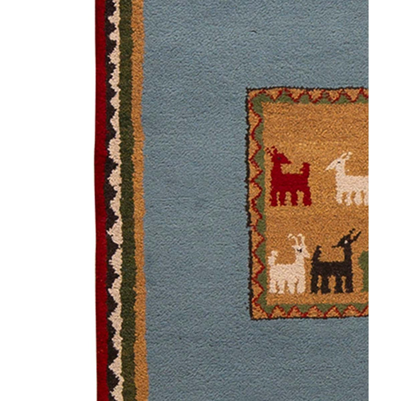 Hand Knotted Southwestern Area Rug