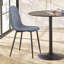 Sumra Set Of 4 Denim Blue Chenille Upholstered Dining Chairs-121257424