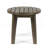 Durable Acacia Wood Outdoor Side Table With Classic Slat Design, Perfect For Patio And Backyard Use