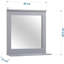 Ganit Flat Wall Mirror with Shelves