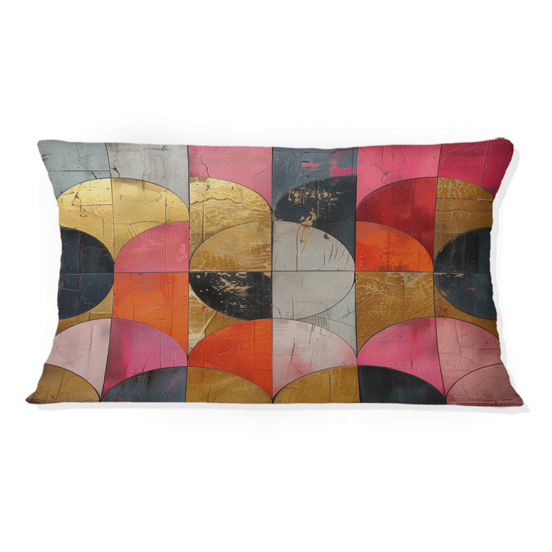 Coussin lombaire rétro Mid-Century