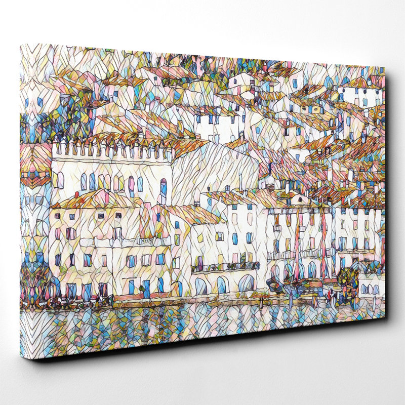 Malcena at the Gardasee 3 by Gustav Klimt - Wrapped Canvas, 50cm H x 76cm W