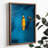 Elegant Decorative Framed MDF Painting, 19.7 x 27.6 x 0.1 inches | 100% MDF (3 mm Thick) with 100% Pine Wood Frame | UV Printed Art for Home Décor, Ideal for Living Room, Office & Gallery Wall Display