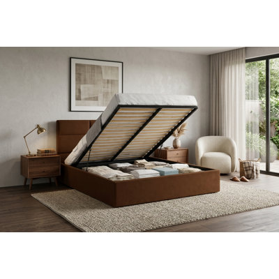 Upholstered Ottoman Storage Bed