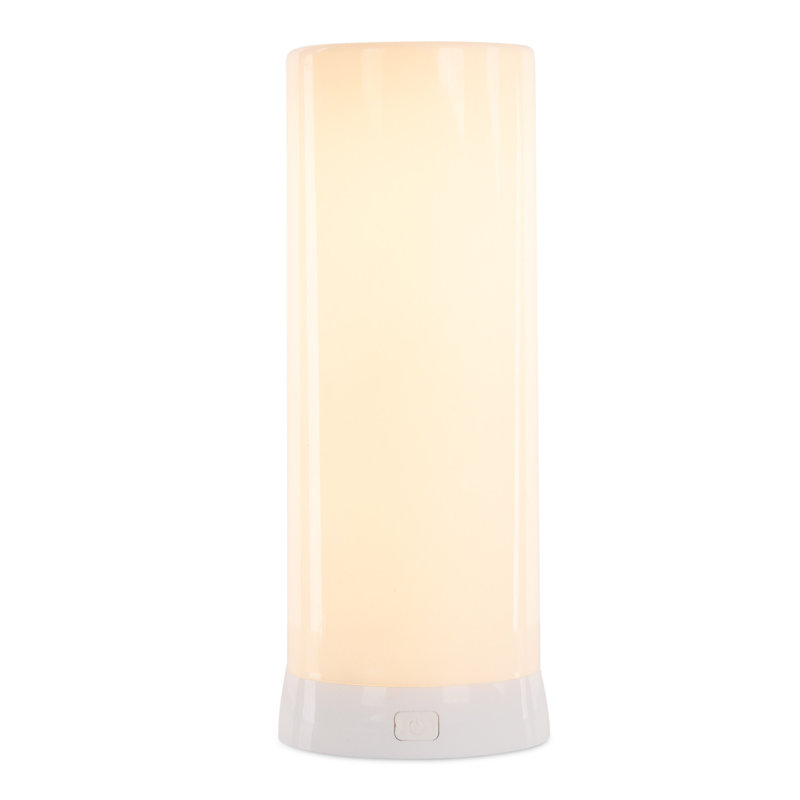 Bougie 8 po sans flamme orange