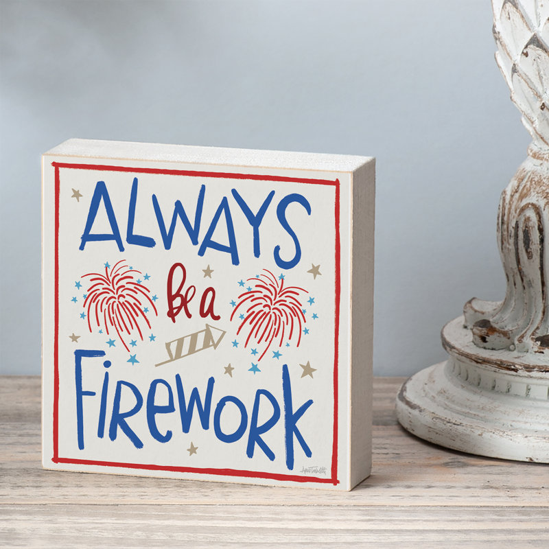 Panneau décoratif en bois Jonaid Firework