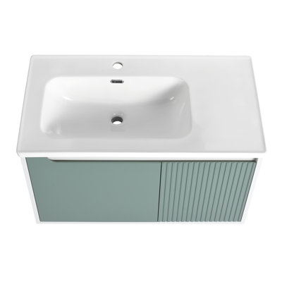36" Bathroom Vanity Ceramic Top (Only Including Sink)