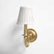 Lennon Single Light Steel Dimmable Armed Sconce