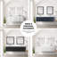 Meuble-lavabo blanc 22 P, comptoir en marbre, robinet, miroir simple 28 po 30 po x 22 po, marbre-1414750875-1414750874