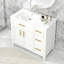 Meuble-lavabo simple 18,3 po avec comptoir