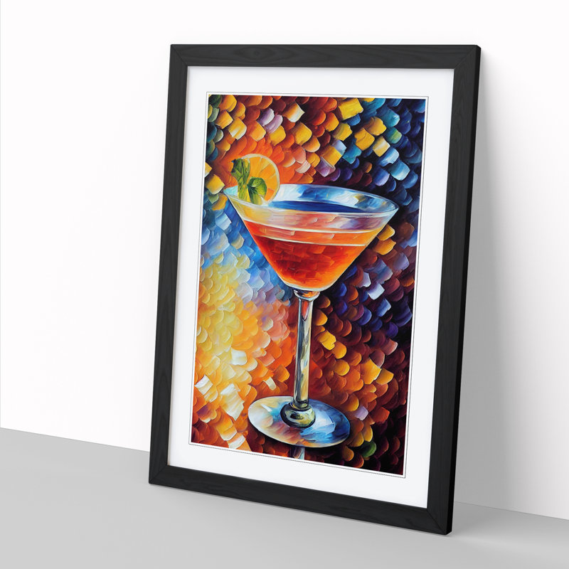 Cocktail Ed Vol.2 Framed Print, 34cm H x 25cm W, Oak Framed