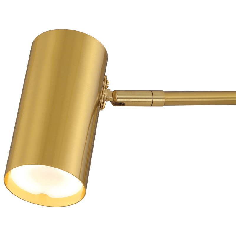 Jakyron Swing Arm Sconce, Antique Brushed Brass