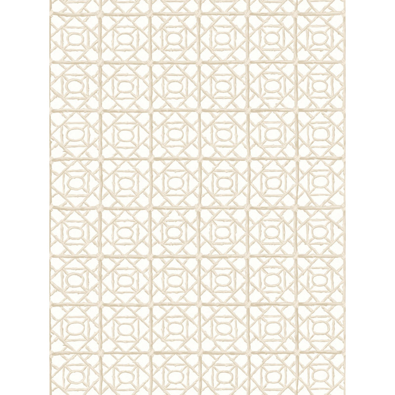 ORMOND FRET WALLCOVERING, Buttercream