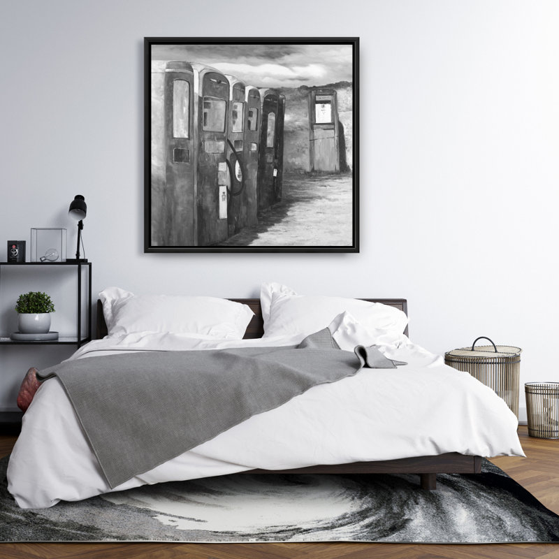 «Old Gas P pompes» sur toile
