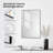 Premium Metal Frame Shatterproof Wall Mount Mirror - FM1-110252846-110252848