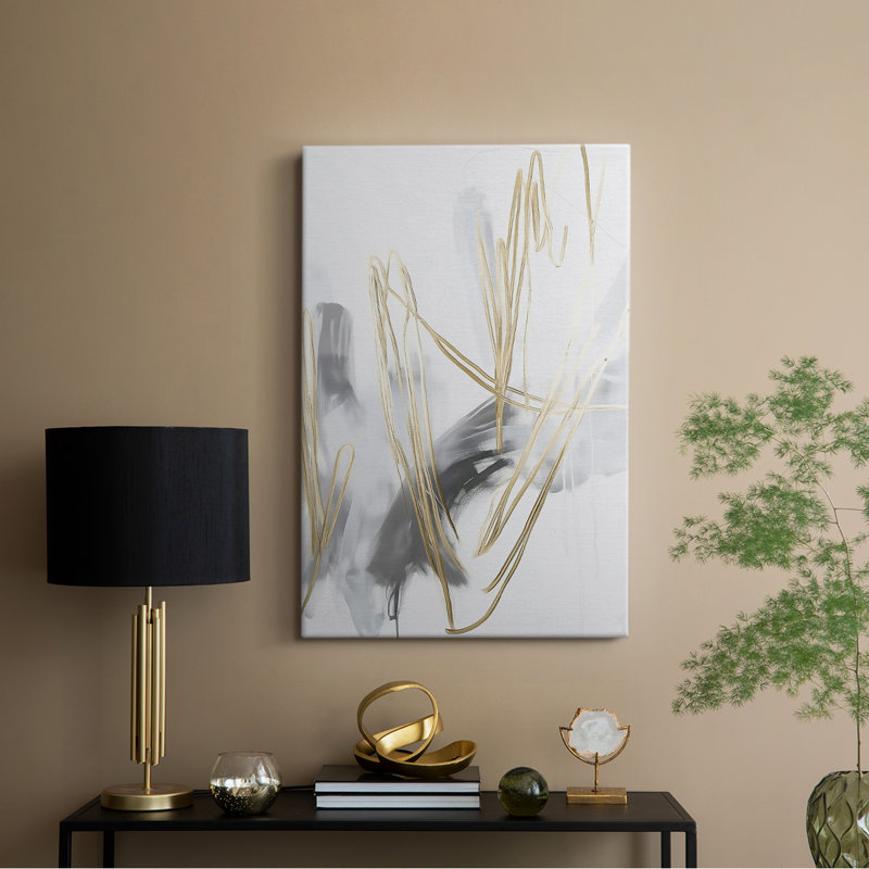 Série ABSTRACT DCCL XXXII - Toile tendue avec châssis Premium - Prêt à être accroché, H 36 po x l 24 po