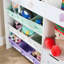 Sadeel Large 3 Tier Bookcase Organiser with Bins and Shelves