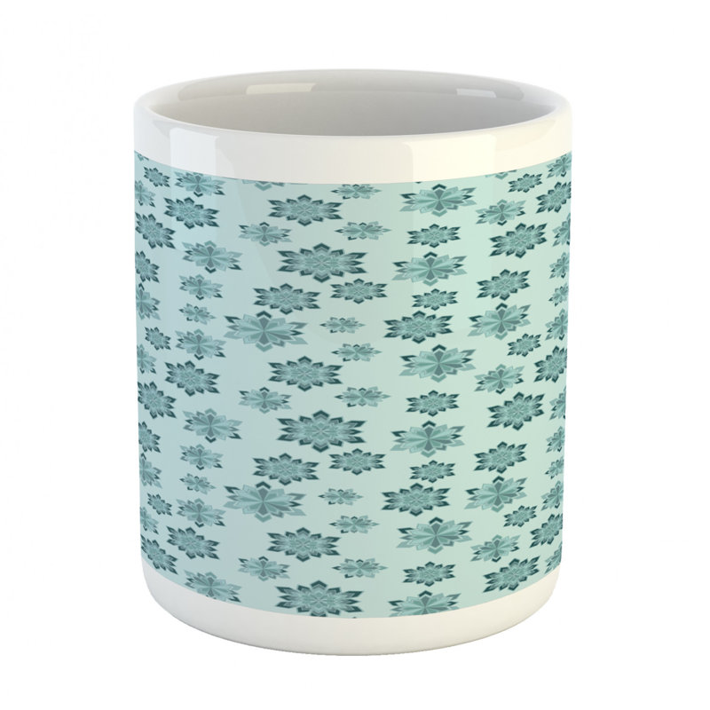 Grande tasse à café flocons