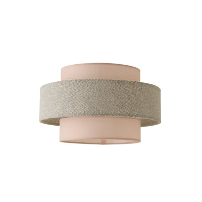 Nellie 19cm H Linen Novelty Pendant Shade ( Clip On )