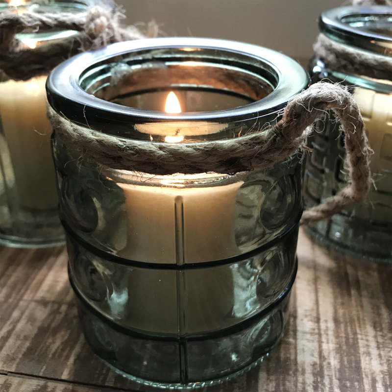 Set of 4 3.5 " Glass Votive