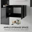 Meuble-lavabo suspendu de 61 cm (24 po), en contreplaqué, portes doubles à fermeture amortie, grand espace de rangement intérieur, fixation murale, meuble seulement, lavabo non inclus-965653874-965653881