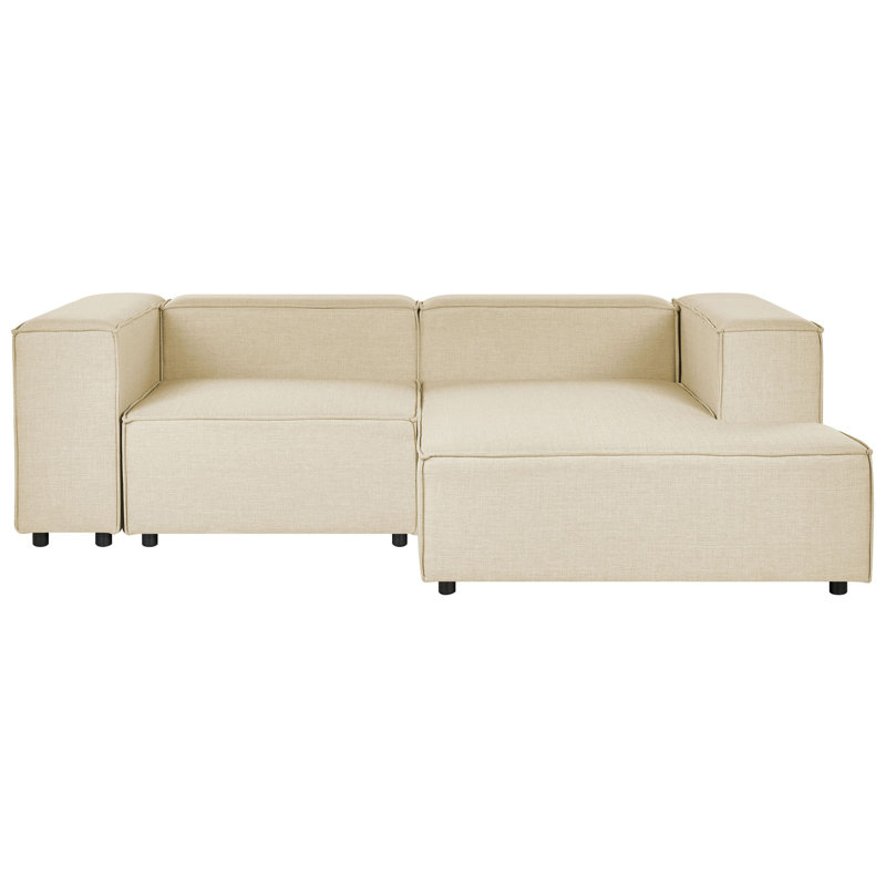 Bayon 2 Seater Corner Sofa , Left Hand Facing, Beige