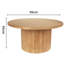 Pedestal Wood Round Coffee Table-317137600-317137606