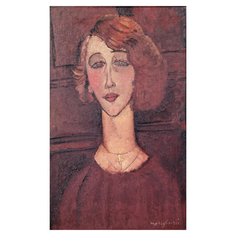 «Renee» par Amedeo Modigliani - estampe numérique, H 40 po x l 32 po
